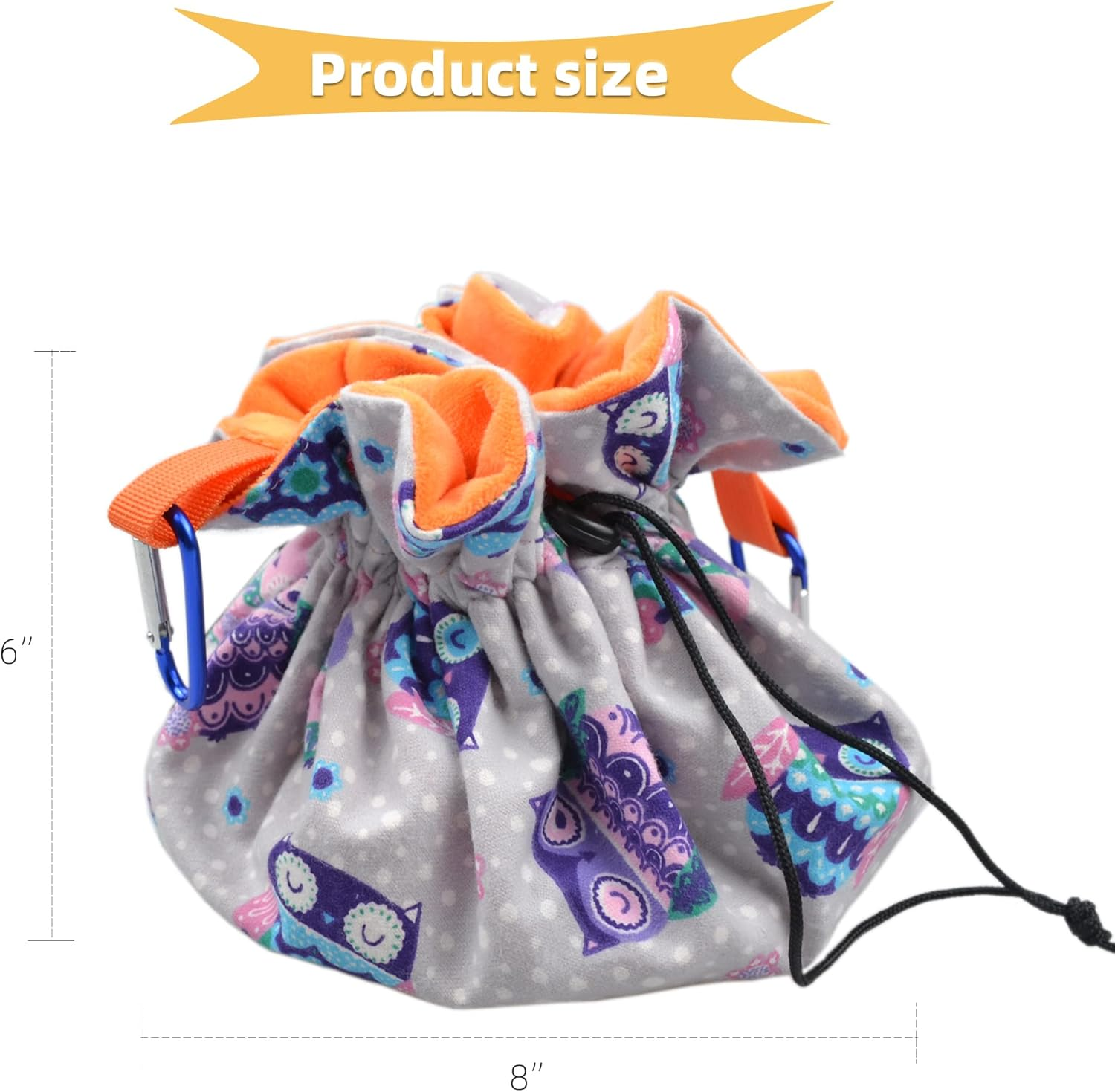 Hanging Sugar Glider Snuggle Sleeping Pouch with Drawstring Design for Pet Glider Small Animals Cage Sleep Bag image number 3