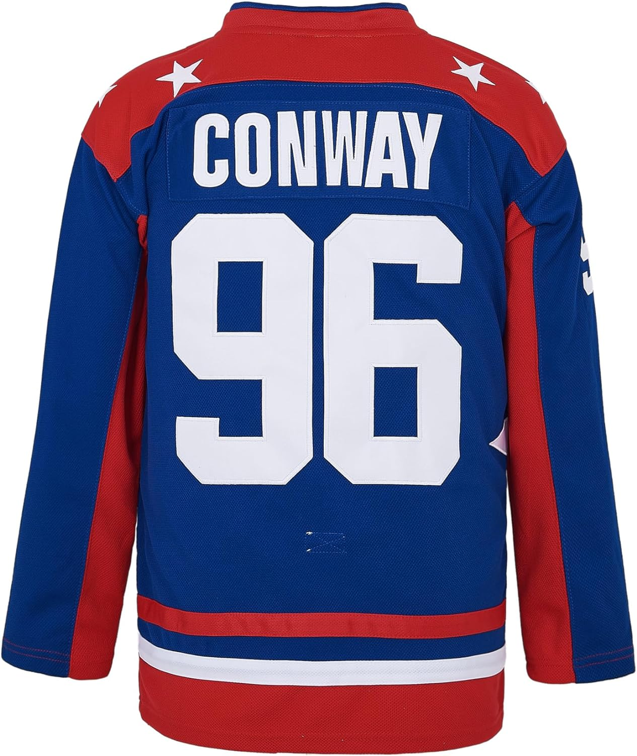 Men'S #96 Charlie Conway Mighty Ducks Team USA Movie Hockey Jersey Stitched Size S Blue image number 5