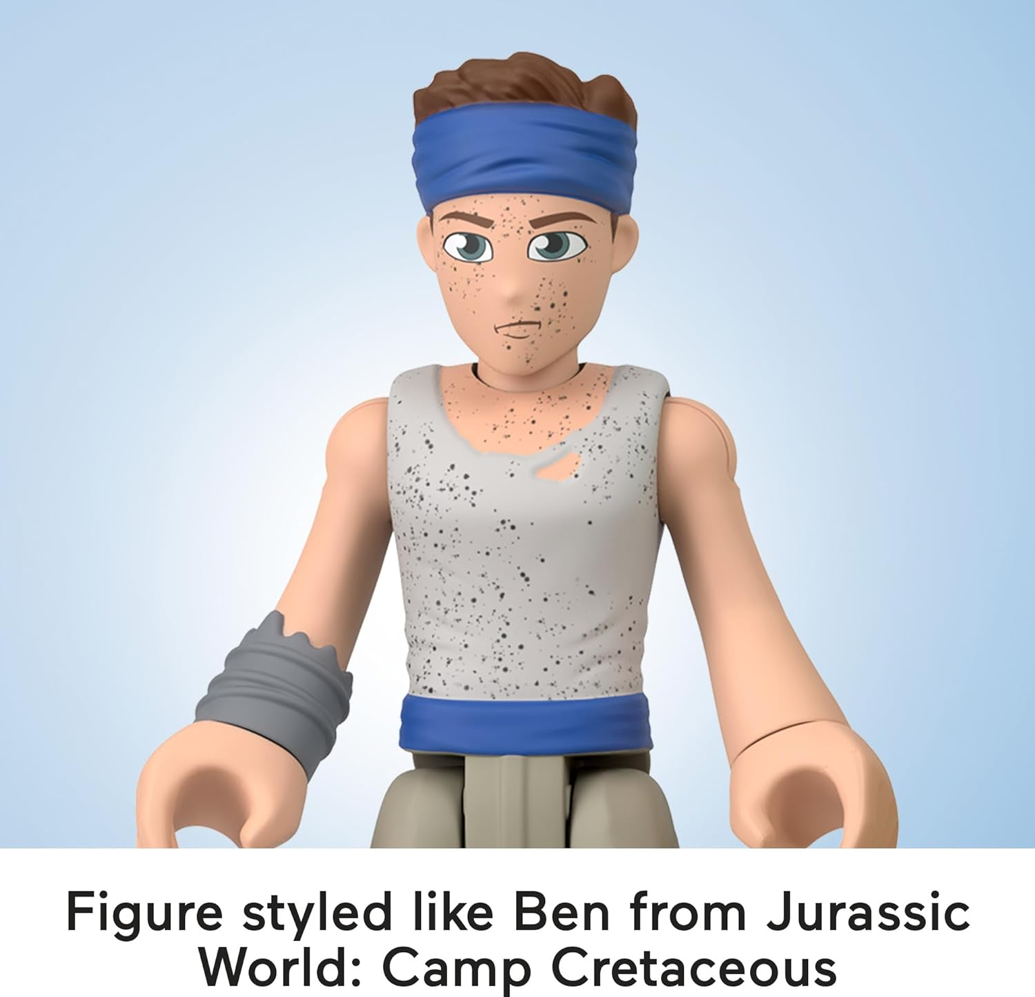 Fisher-Price Imaginext Jurassic World Dinosaur Toy Bumpy & Ben Figure Set for Pretend Play Preschool Kids Ages 3+ Years image number 3