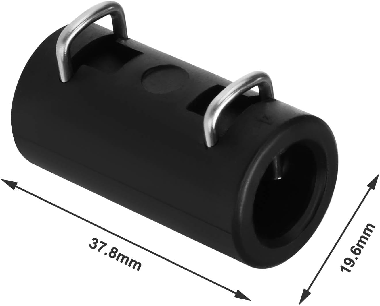 2PCS Pressure Washer Gun Adapter Compatible with Bosch 37.8X19.6Mm High Pressure Cleaning Hose Extension Connector for Gardens and Yards Black image number 2