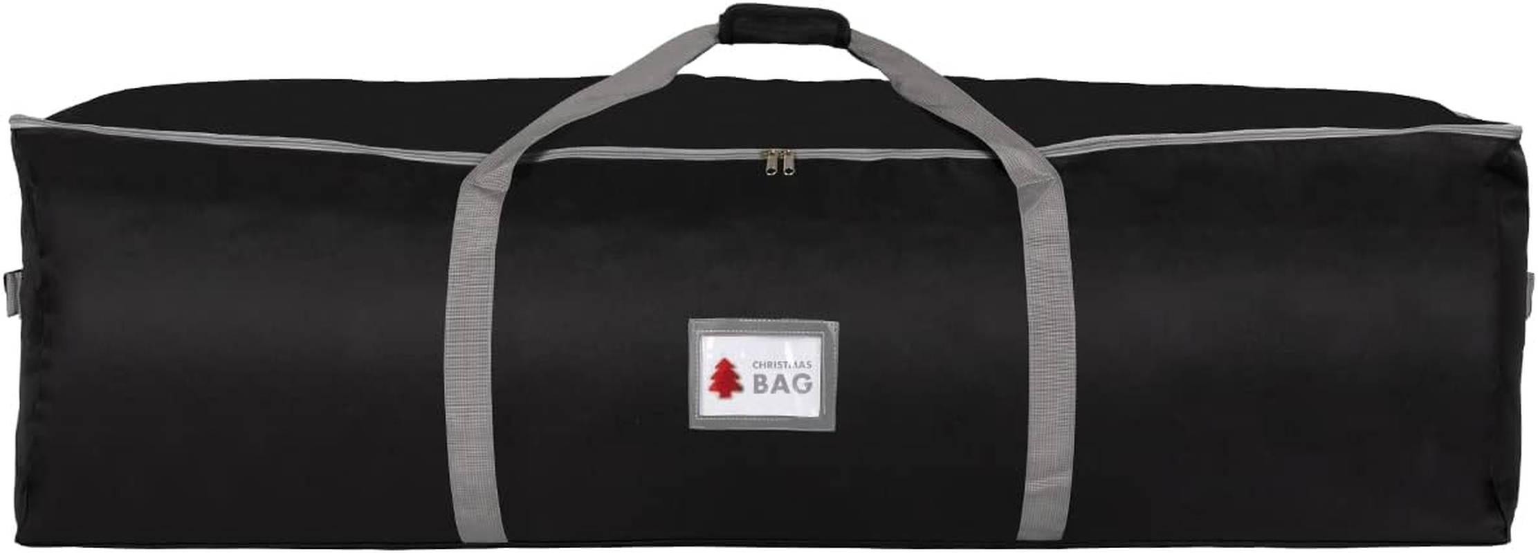 Heavy Duty Oxford Christmas Tree Storage Bag with Extra Padded Handles| Waterproof Oxford Artificial Tree Storage Bag | 51" L X 16" W X 16" H, ID Card Included (Red)