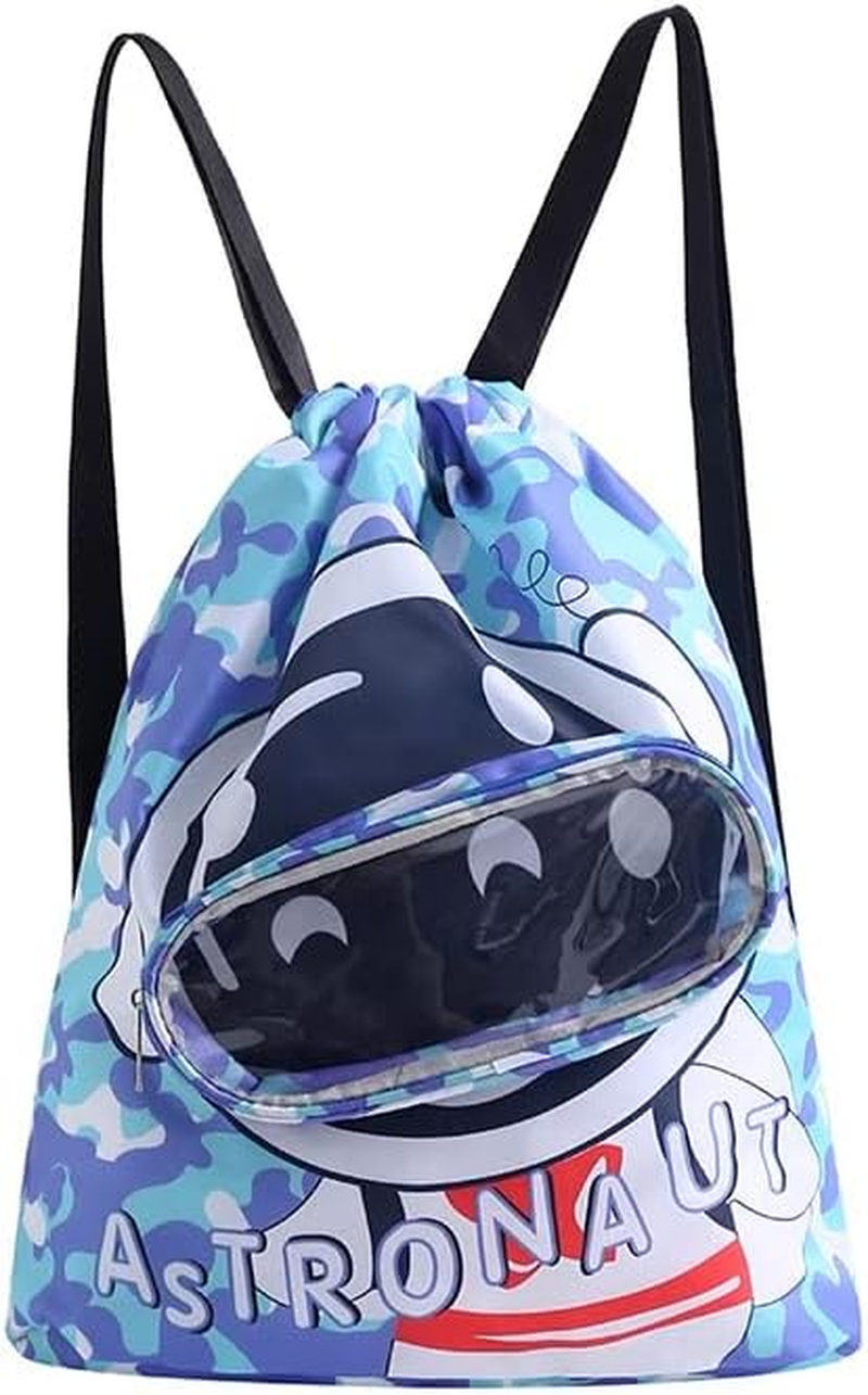 AIMALL Durable Kids Swim Backpack - Waterproof Oxford Cloth, Large Capacity, Lightweight, Ideal for Beach, Pool, Travel, Outdoor Activities