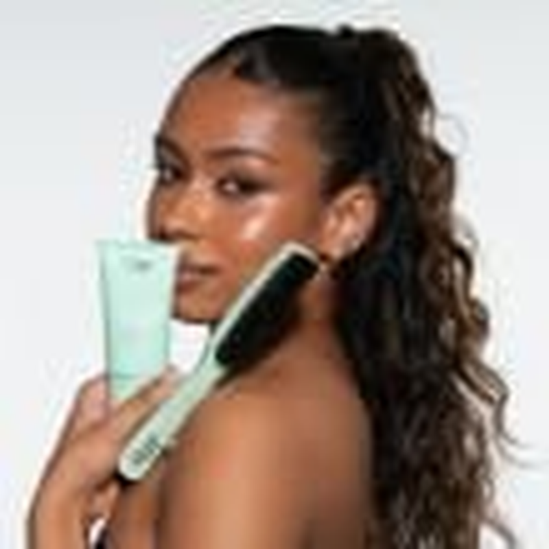 Smooth Stick Mane Master&trade; Boar Bristle Hair Brush - All Hair Types - Unisex Adult, Green image number 2