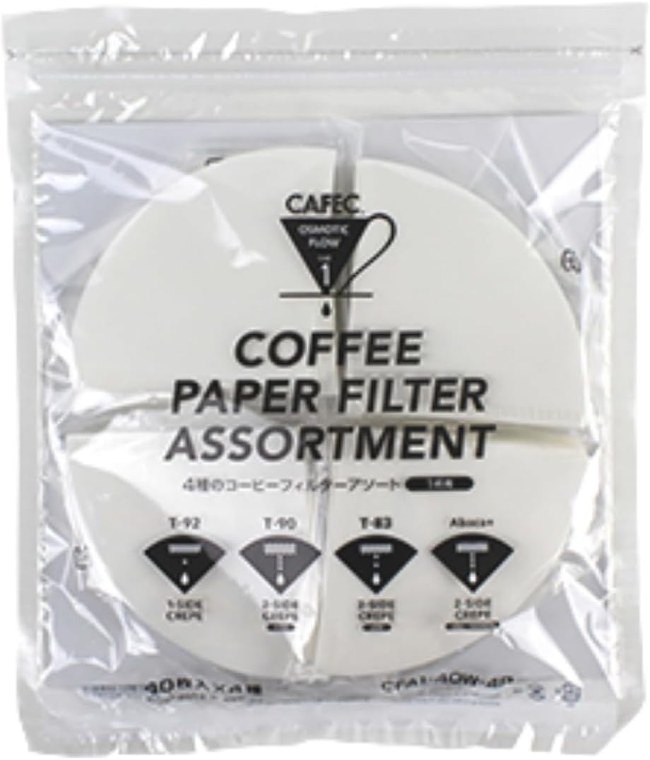 Cafec 2 Cup Assorted Coffee Filter Paper Pack