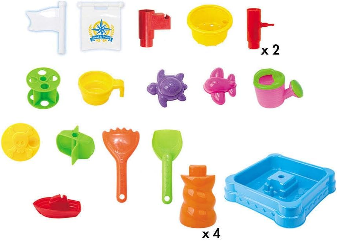 Lenoxx Sand and Water Table Game Toy Set - Ignite Imagination, Ideal for Adventurous Boys and Girls - Boost Motor Skills and Role-Playing - Creative Playtime for Child Development image number 1