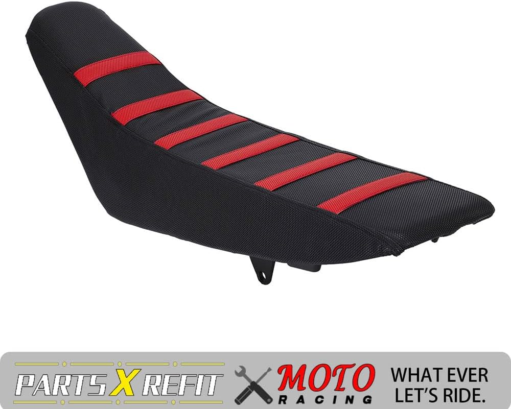 Dirt Bike Seat Cover Particle Surface Universal for CRF CR XR 50Cc - 450Cc RM KX KLX TTR PW Hawk 250 SSR Apollo RFZ TAO TAO Thumpstar Dirt Pit Bike Red image number 3