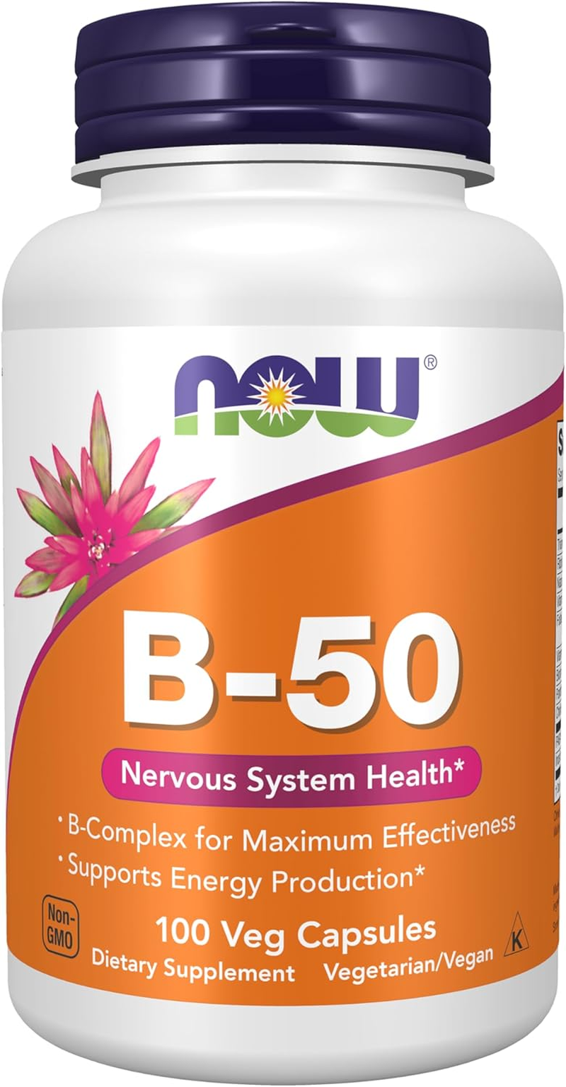 B-50, 100 Caps by Now Foods image number 1