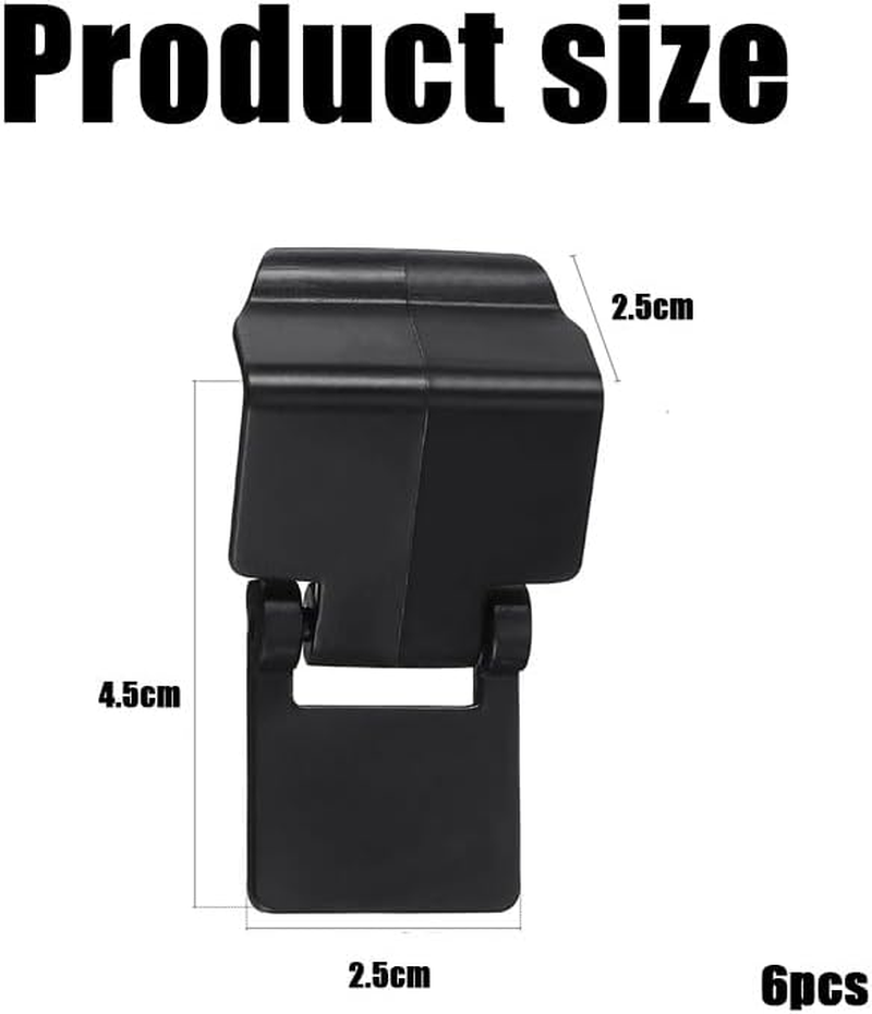 WADY 6Pcs Terrarium Lock Aquarium Lid Clips,Turtle Feeding Box Lock Buckle -Escape Reptile Terrarium Clips for Tanks Living Box Buckle 4.5 * 2.5Cm image number 5