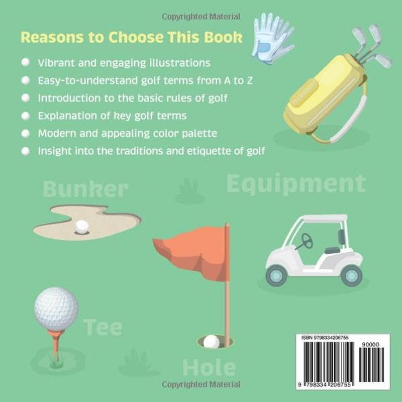 ABC for Young Golfers: a Golf Book for Kids: Perfect Golf Book for Babies and Toddlers: 2