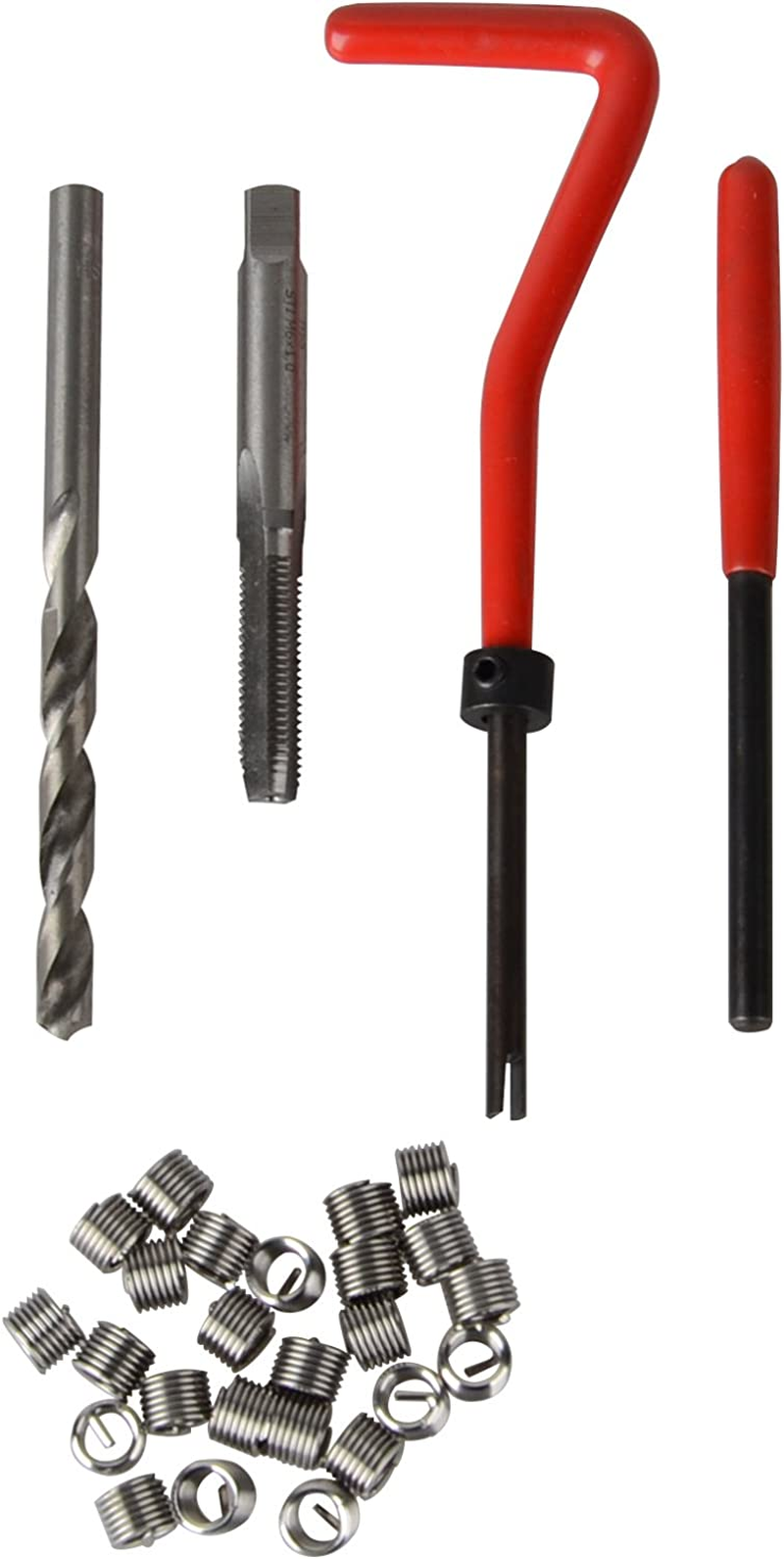 DAYUAN 131Pcs Helicoil Metric Thread Repair Kit, HSS Drill Thread Insert Repair Tool M5 M6 M8 M10 M12 image number 5