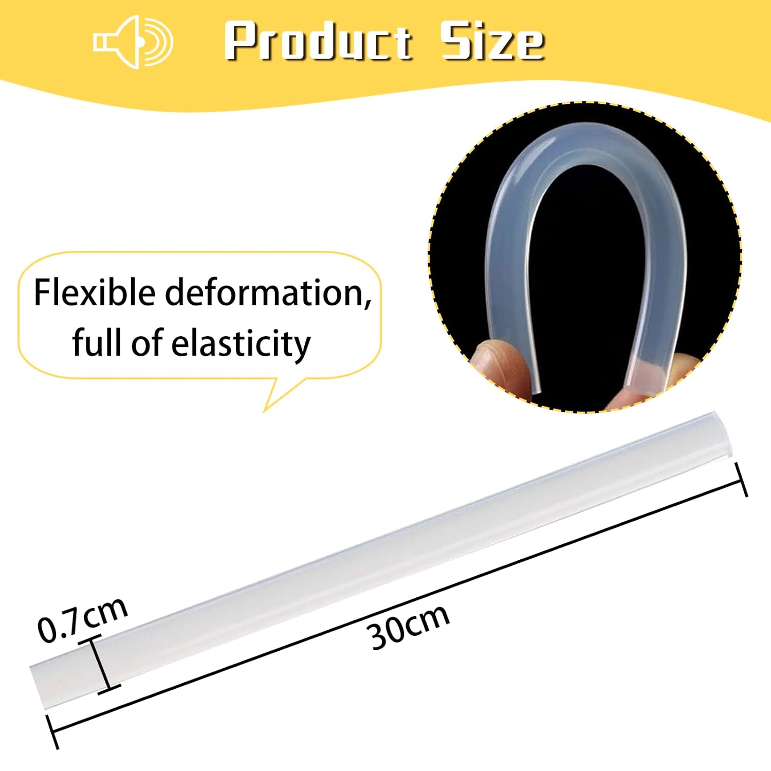 35PCS Hot Melt Glue Sticks Mini Glue Sticks for Mini Glue Guns DIY Crafts Seals Holiday Decorations(7X300Mm) image number 6