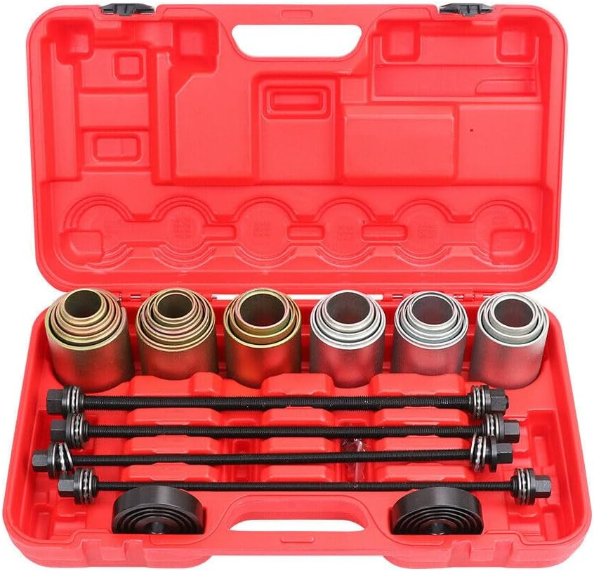 HORUSDY 26-Piece Press and Pull Sleeve Kit - Heavy Duty Bearing and Bushing Removal and Installation Tool Set image number 4
