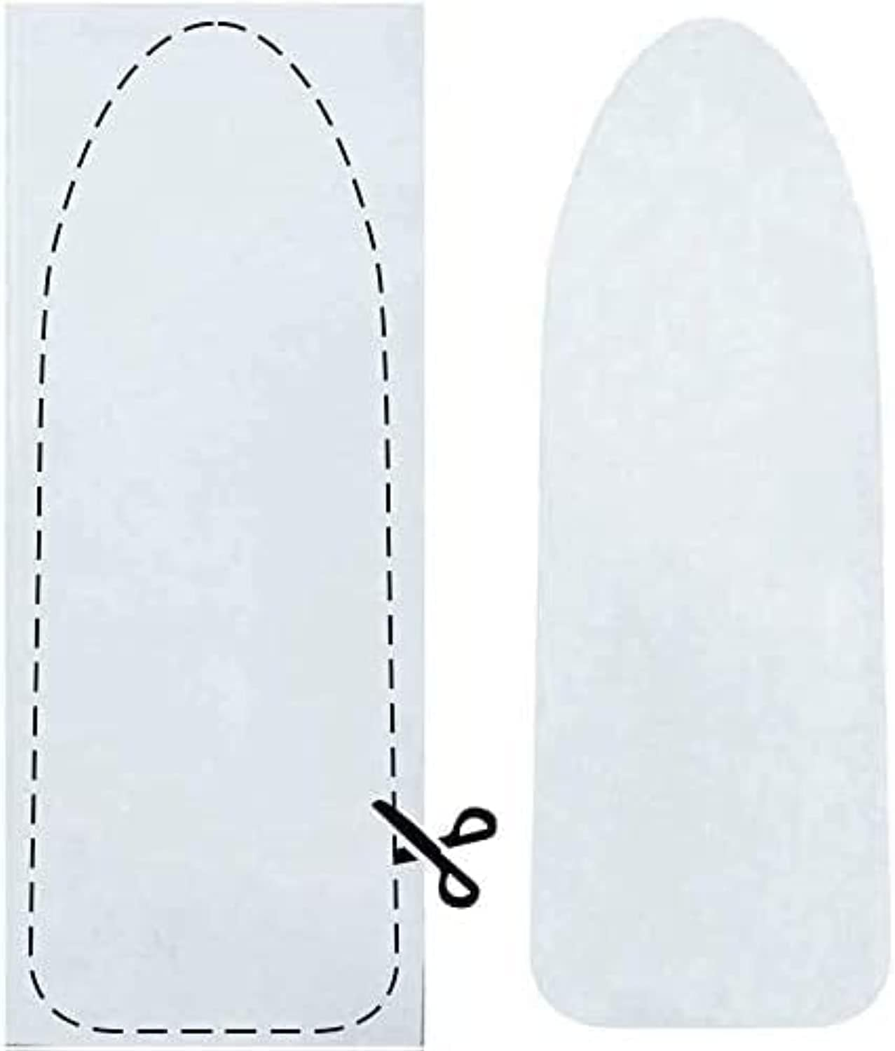 Duwee Delux Ironing Board Cover Replacement Pad 54''X18'', Extra Thick Feltpadding for Ironing Board image number 1