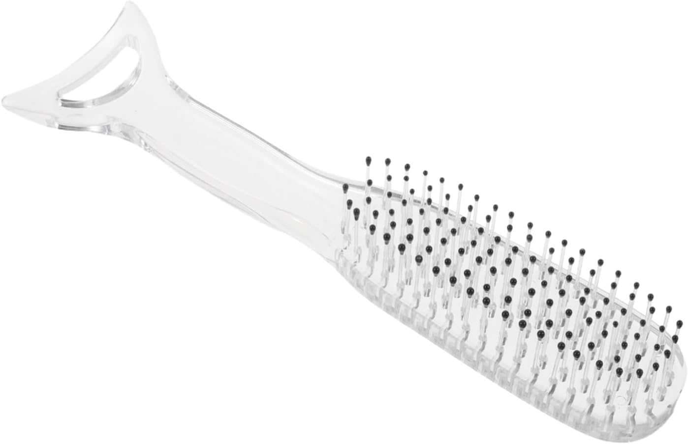 Hair Comb for Women Scalp Massage Detangling Comb Nylon Bristles for Wet Dry Curly Straight Hair Pink