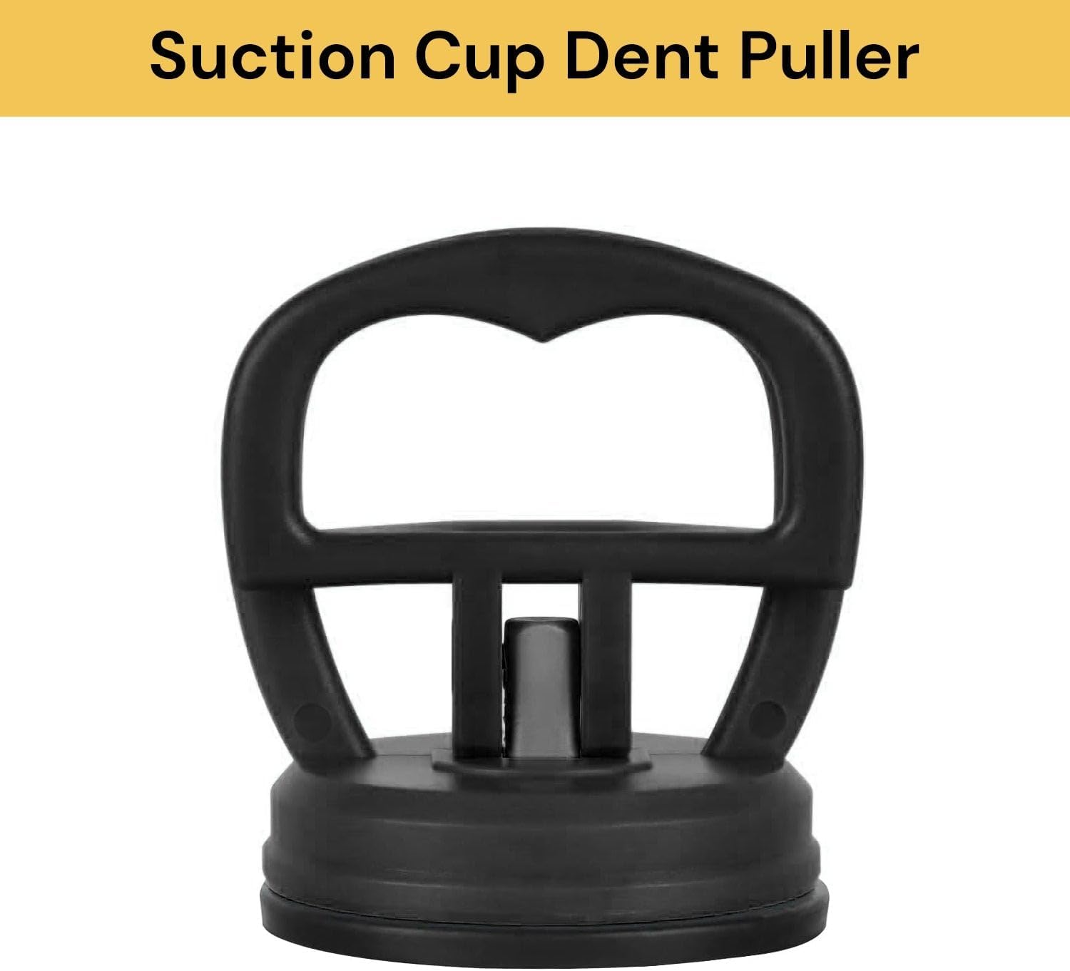 Ezonedeal Strong Car Dent Puller - Repair Auto Body Dent Removal Tools Car Dent Repair Kit Puller Useful Suction Cup for Tiles, Glass Lifting, Mirror, Objects Moving (Black) image number 1