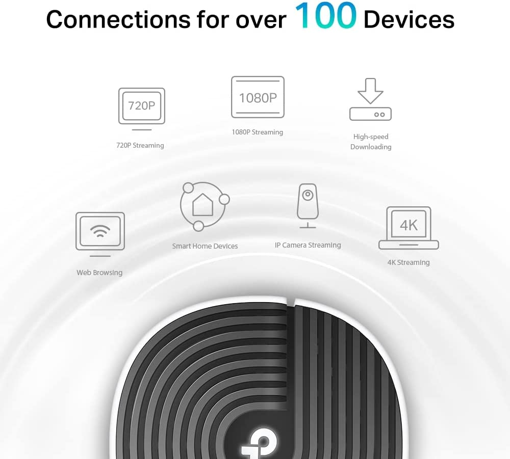 Tp-Link Deco AC1900 Whole Home Mesh Wi-Fi System, Connect 100+ Devices, Seamless Roaming, Full Gigabit Ports, MU-MIMO, Parental Controls, Easy Setup, Compatible with Starlink (Deco S7(3-Pack)) image number 1