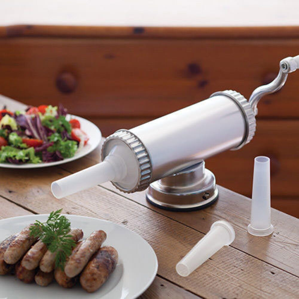 Davis & Waddell DHM0006 Homemade Sausage Maker Silver 1Kg Capacity image number 2