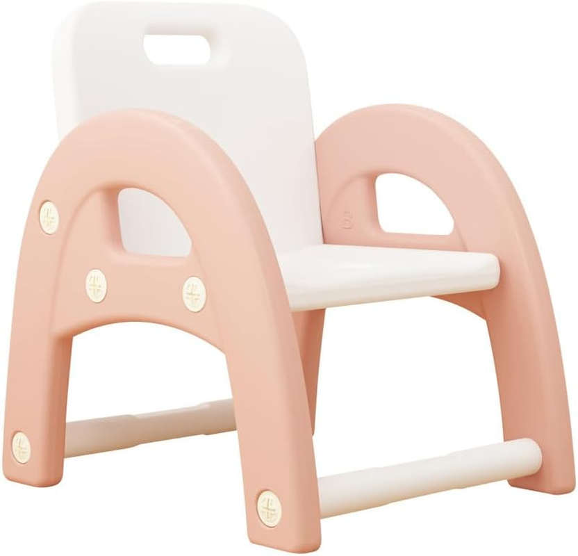 Kids Chairs, Toddler Activity Plastic Chair, Durable Chair for Kids Indoor or Outdoor Use, Activity Center outside Toys Chairs (Gray)