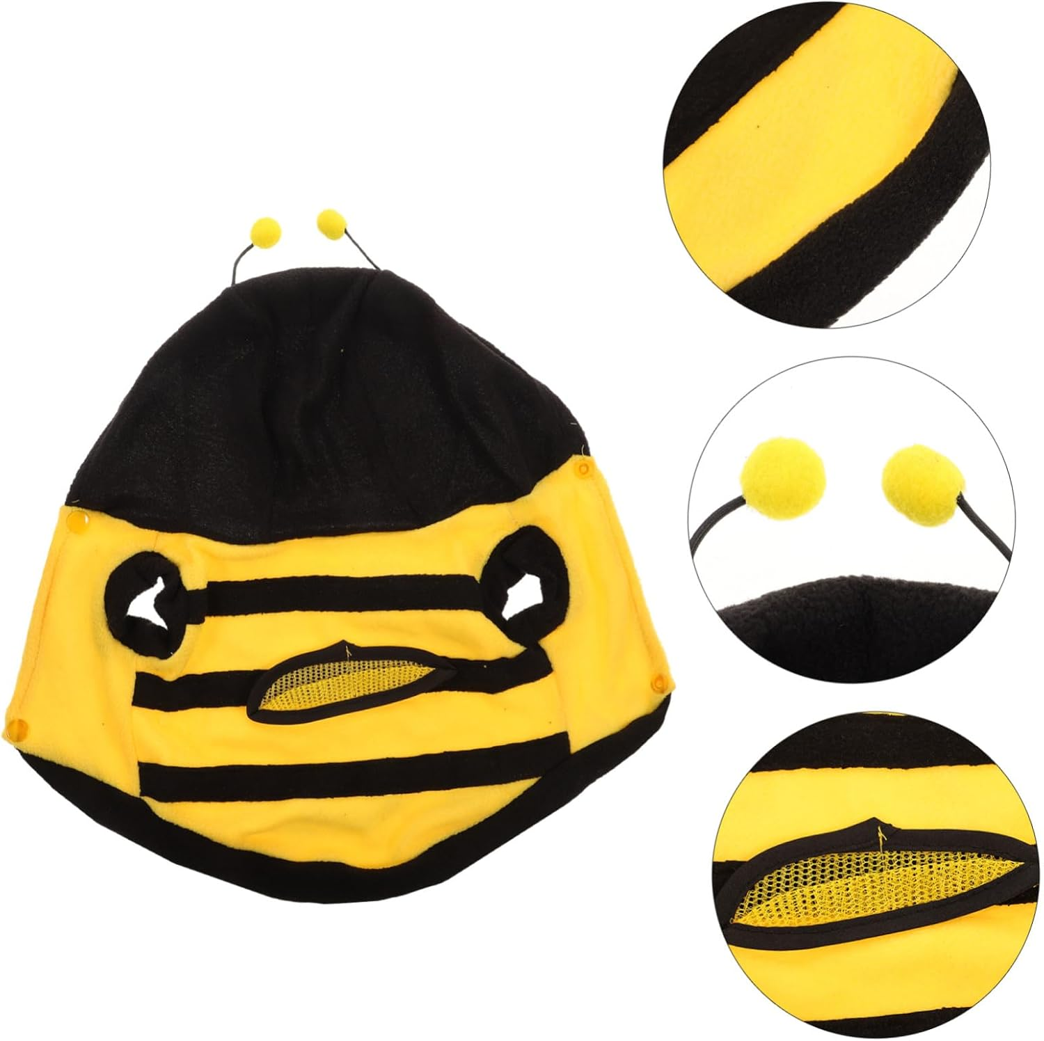BESPORTBLE 2Pcs Pet Dress-Up Costume Dog One-Piece Clothes Bee Cosplay Four-Leg Pet Clothes for Puppy Xs Supplies Random Style image number 4
