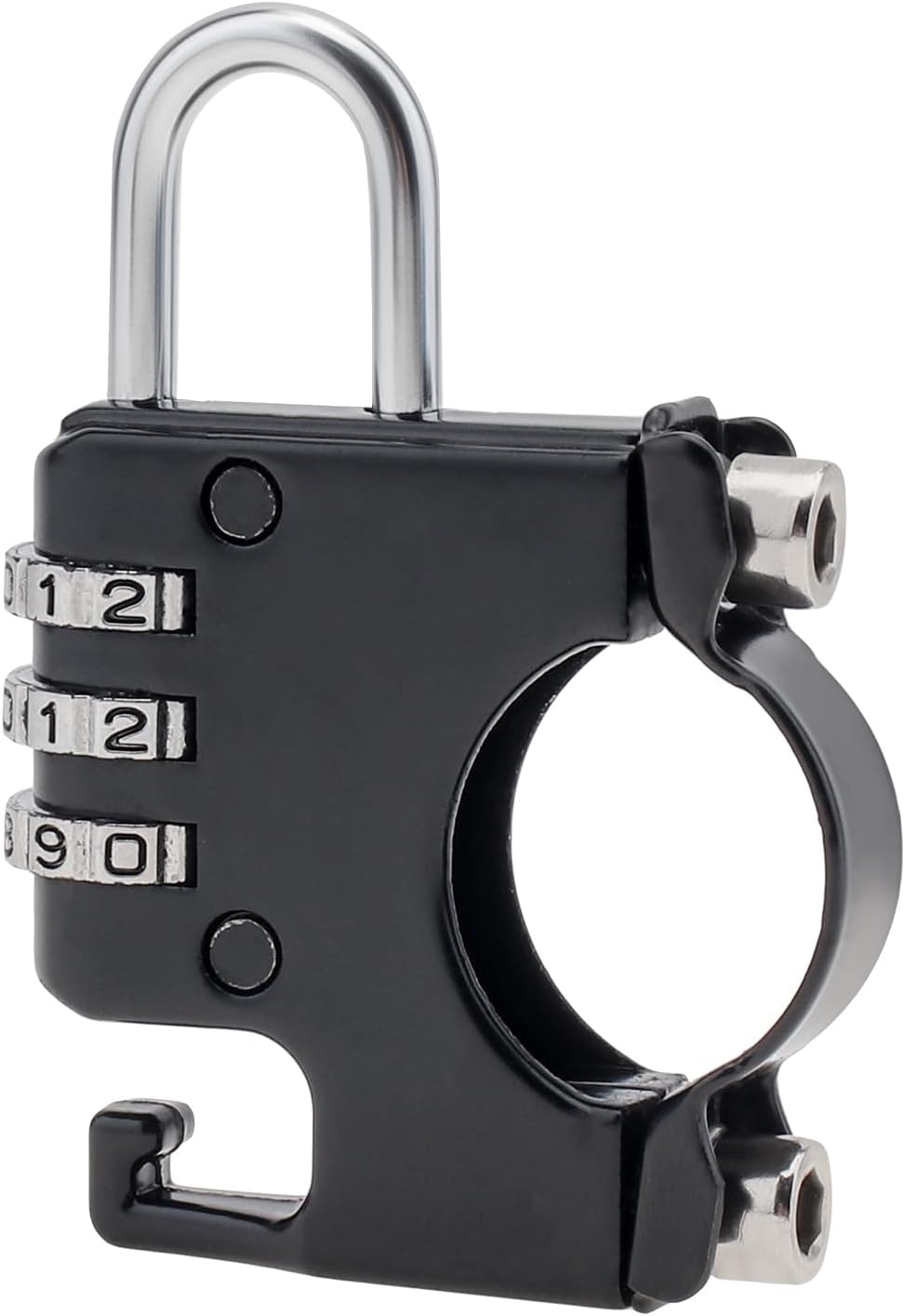 Windance 2PCS Anti-Theft Helmet Lock Combination Password Security Lock for Motorcycle Scooter ATV Bicycles image number 5