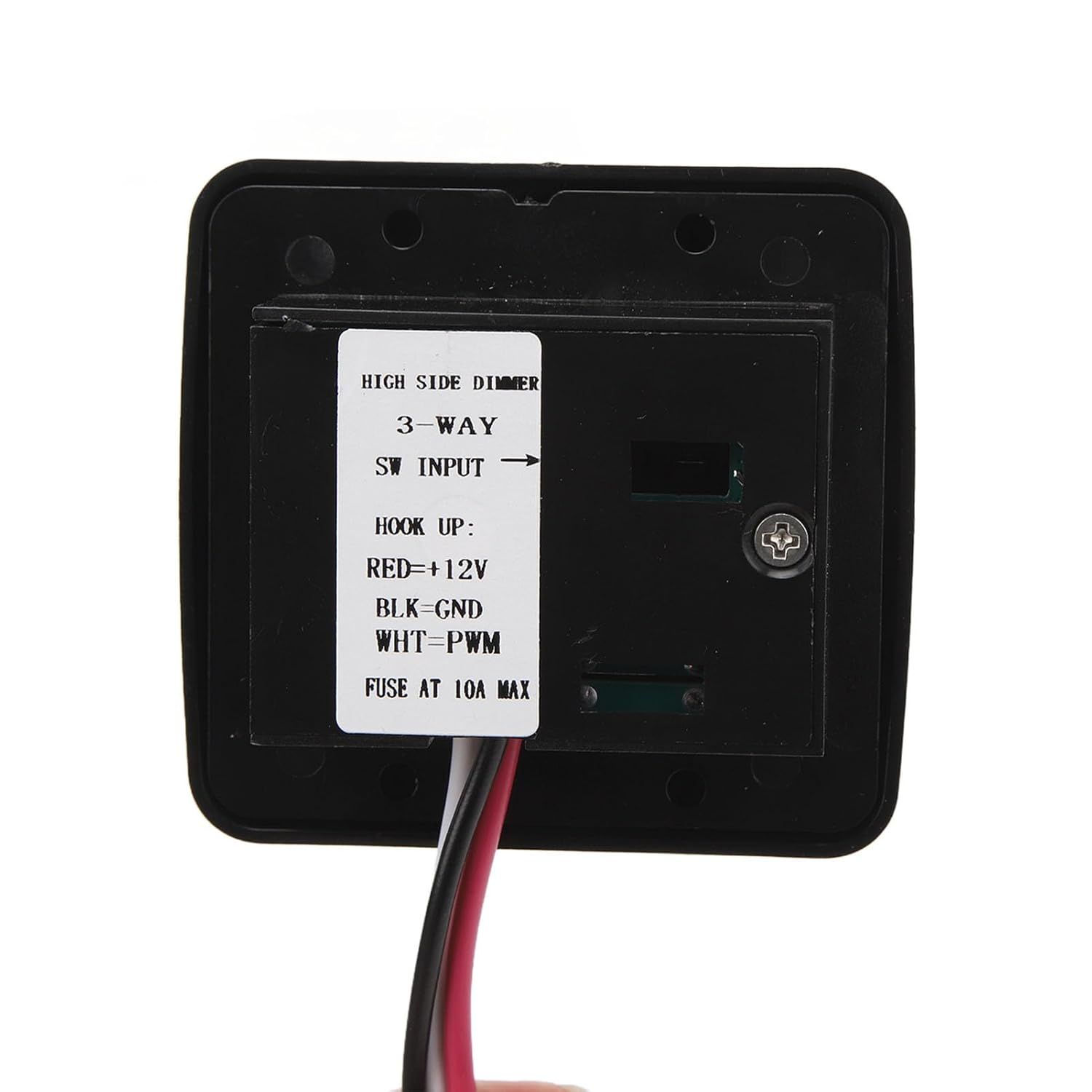 12 Volt DC Dimmer Switch, Black Toggle Dimmer Switch 9V DC to 16V DC for Trucks image number 4