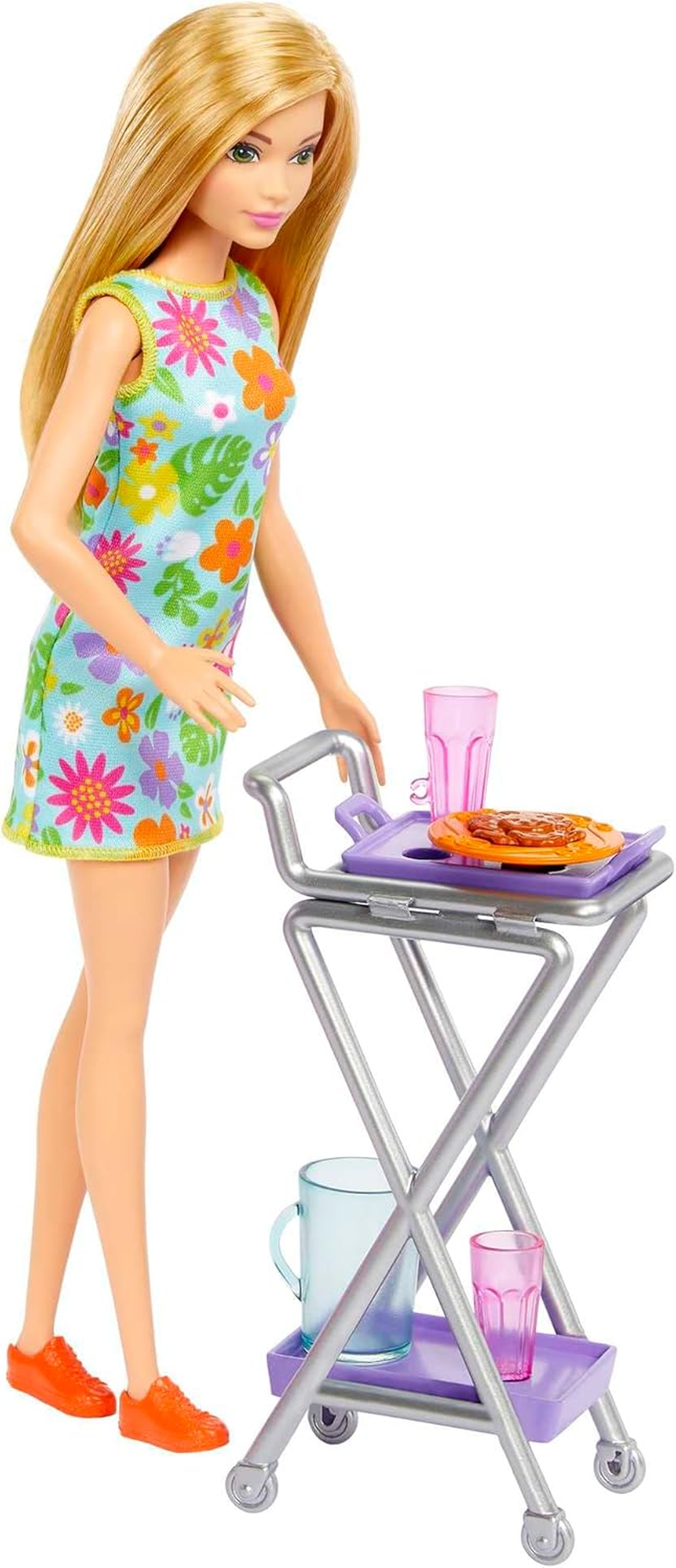 Barbie Doll & 25+ Accessories, Ultimate Pantry Playset with Dollhouse Furniture, Food-Themed Pieces & Sticker Sheet image number 2