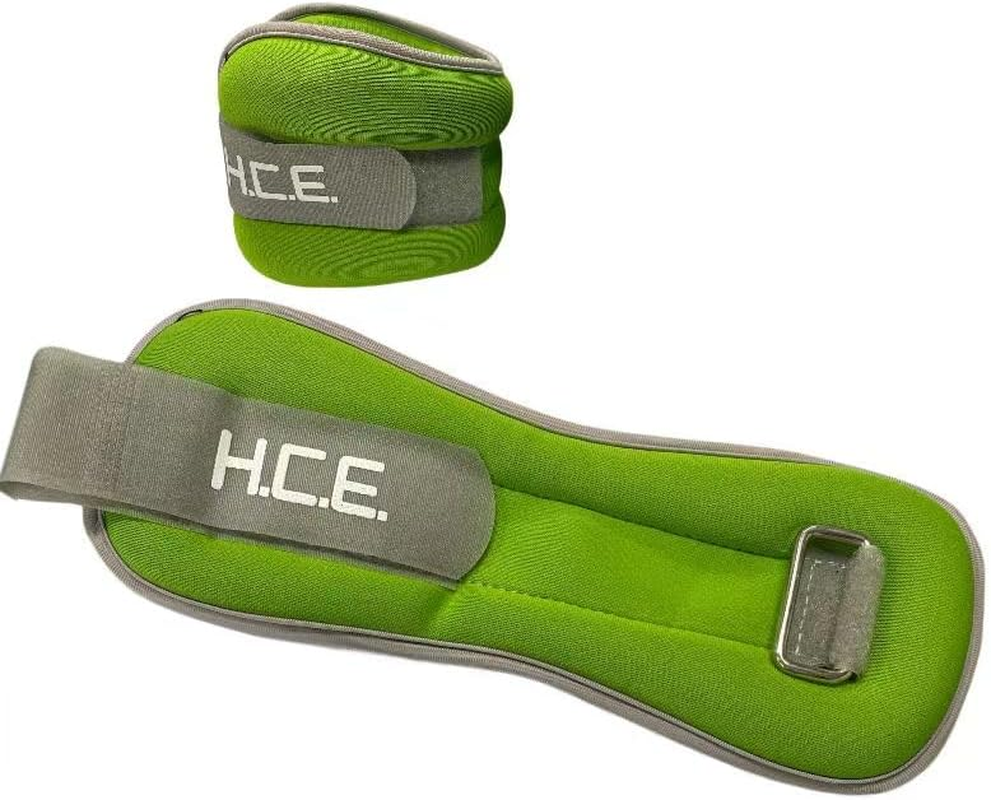 Ankle Arm Wrist Weights Straps by HCE - Fully Adjustable Fixed Weight for Arm, Hand & Leg - Best for Walking, Jogging, Gymnastics, Crossfit, Cardio Training, Aerobics Exercise (1KG to 4KG) image number 4
