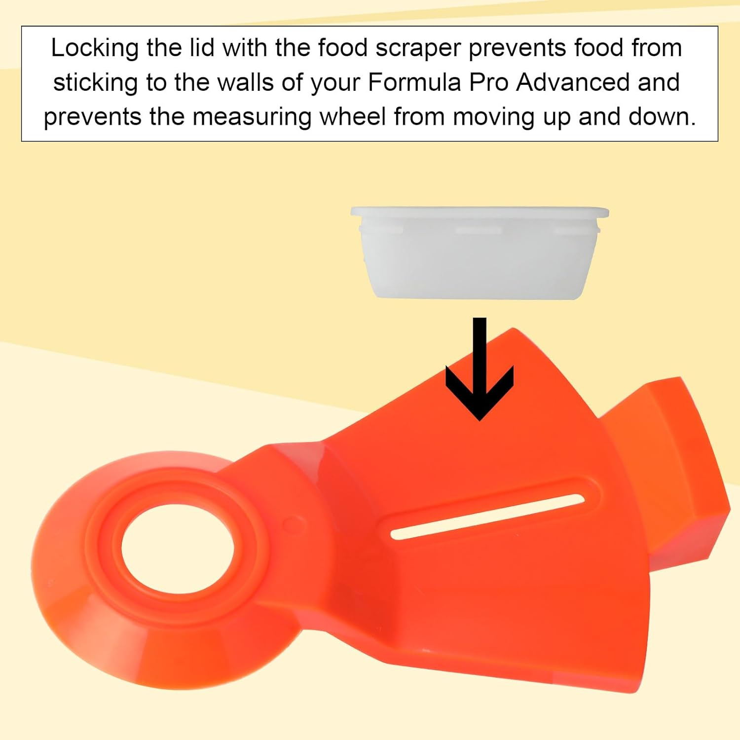 BOXOB 5 Pcs Replacement Parts Compatible with Baby Brezza Formula Pro Advanced and Wifi Model FRP0046 FRP0047 FRP0048 FRP0066, Includes Stirring Wheel Locking Cover Measuring Wheel Axle & Scraper image number 1