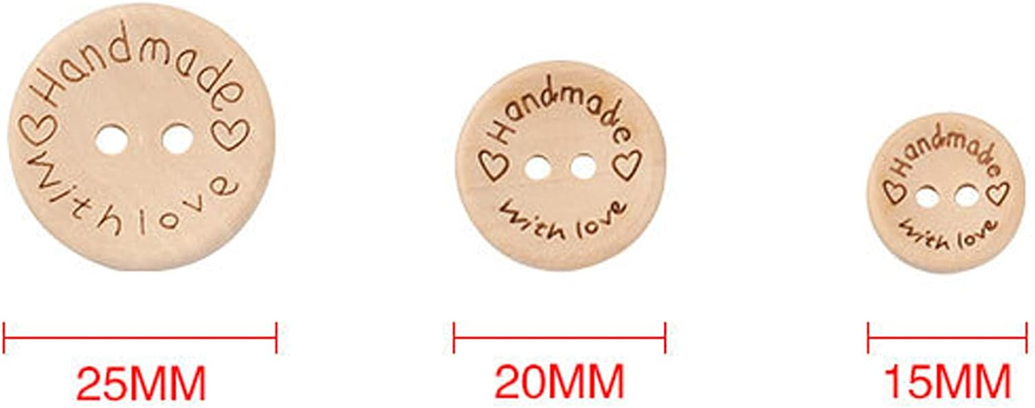 Sewing Buttons, Waterproof and Durable Wooden Buttons for Children'S Clothing Decoration for DIY Crafts