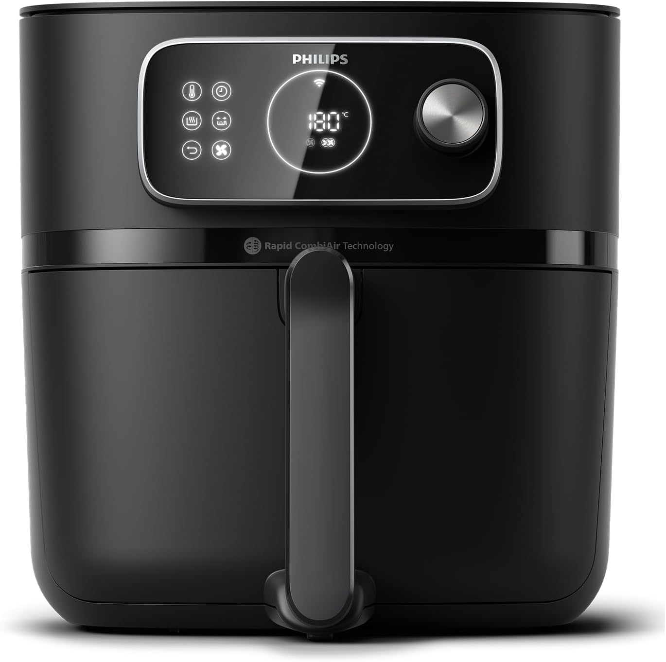 Philips 5000 Series XXL Connected Airfryer - Rapid Air Technology, 16-In-1 Ways to Cook, Large 7.2L Capacity, up to 90% Less Fat, Wi-Fi Connectivity, Dishwasher Safe, Homeid App (HD9285/90)