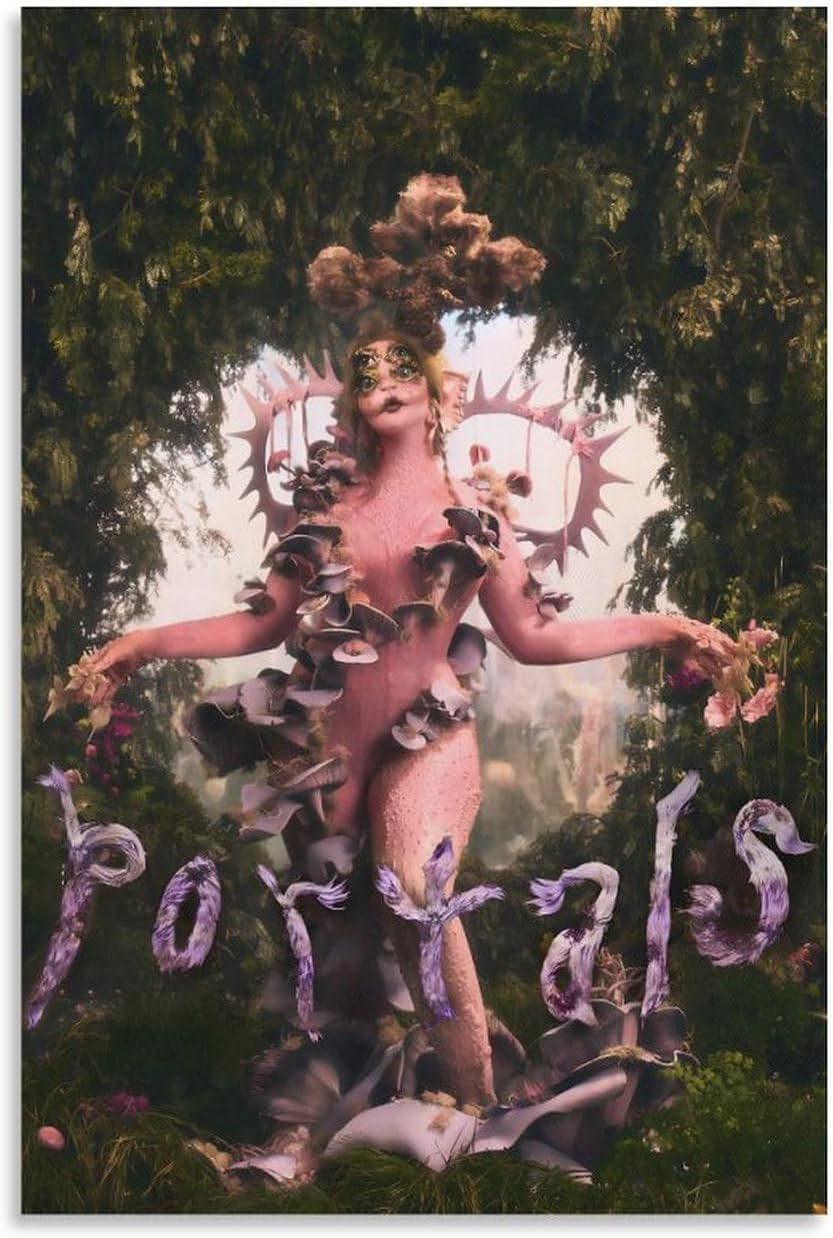 Phoebe Bridgers Poster Album Cover Art Wall Canvas Pictures for Modern Office Decor Vintage Prints 40X60Cm Unframed (G)