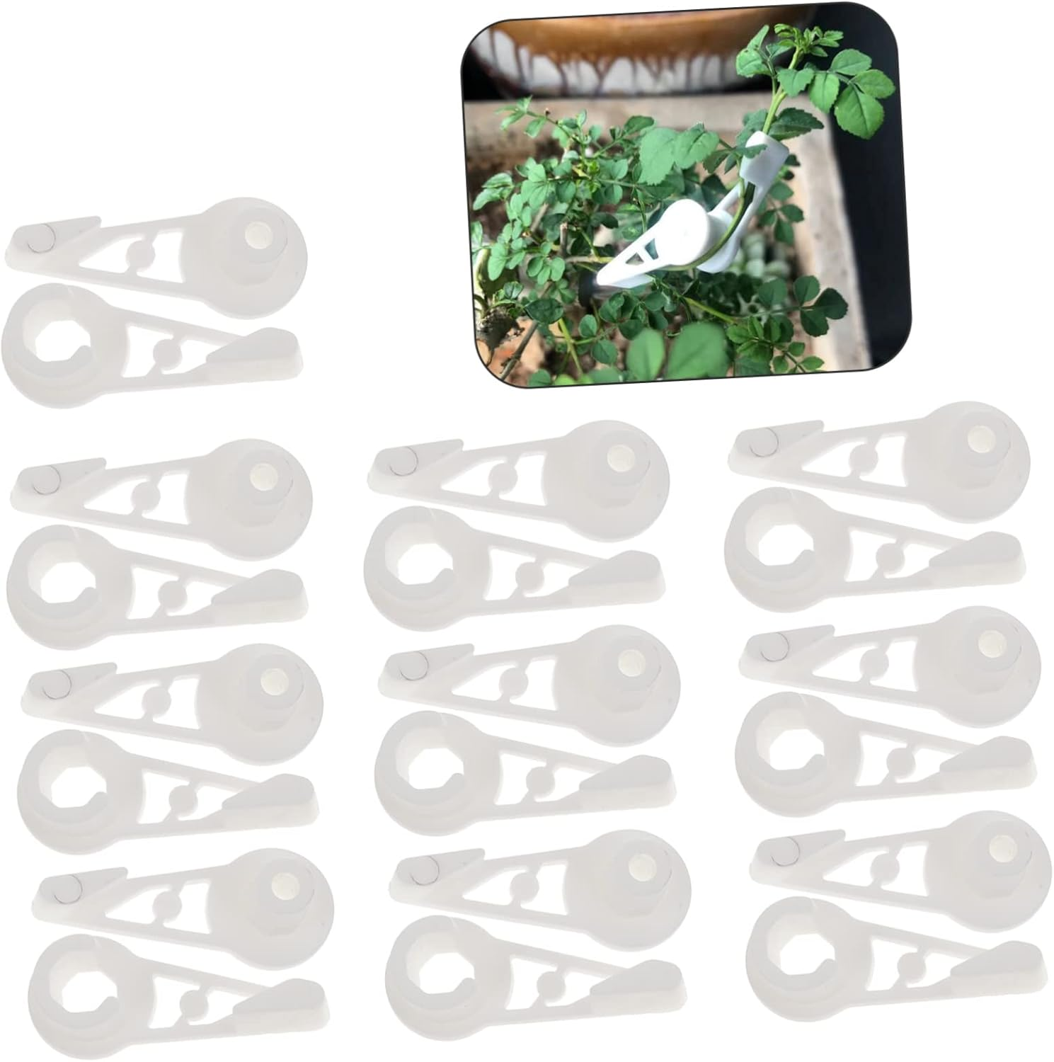 20Pcs Plant Bender Trainer Adjust Garden Plant Clips for Fruit Trees Flower Bending Clamps image number 4