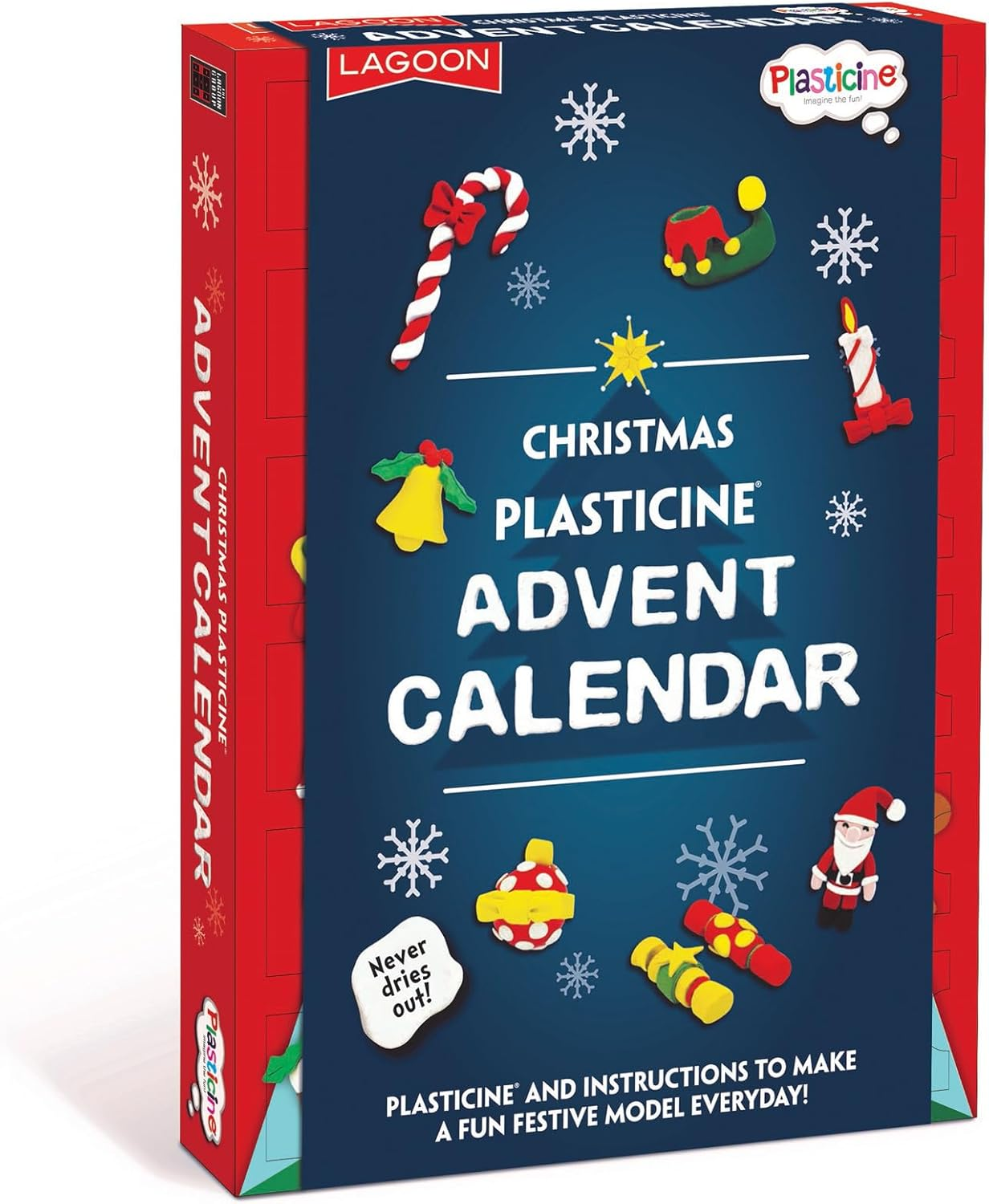 Lagoon Group the 6769 Plasticine Christmas Advent Calendar, Multi image number 4