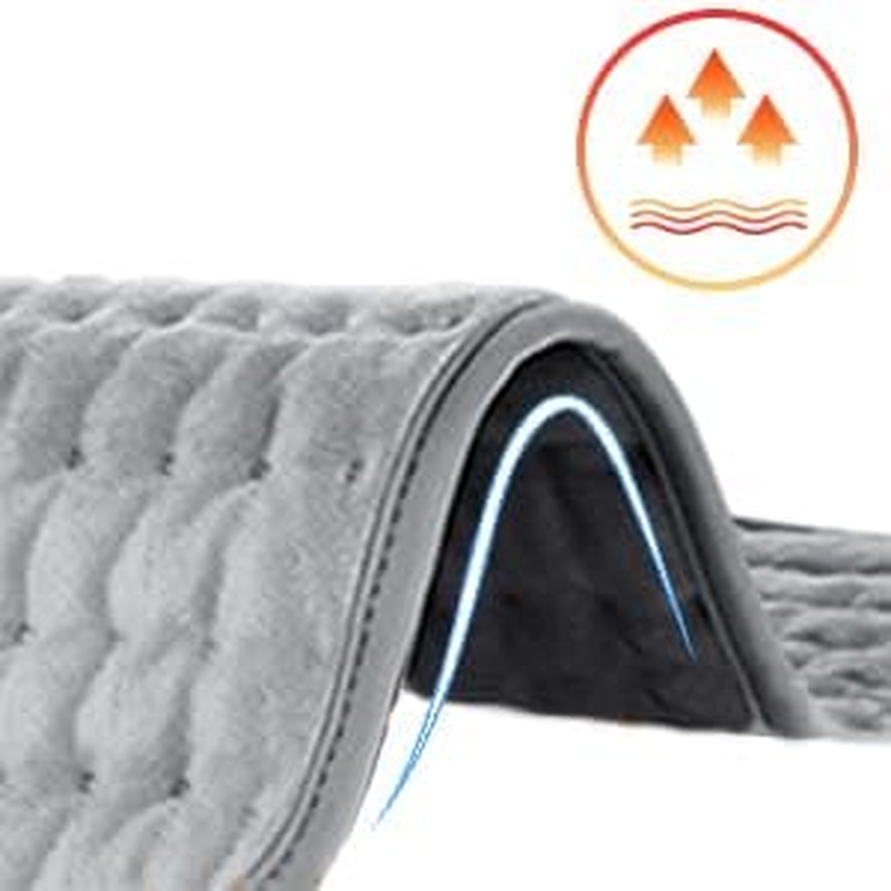 Heating Pad 30X60Cm for Back Neck Shoulder Foot Knee Cramps Pain & Cramps Relief Auto Shut off Electric Blanket Hot Heated Pad image number 4