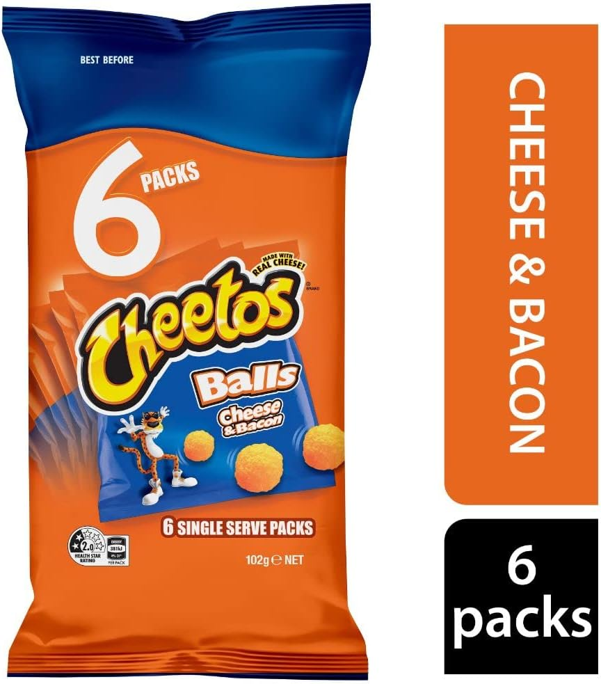 Cheetos Cheese and Bacon Balls Multipack 17G image number 2