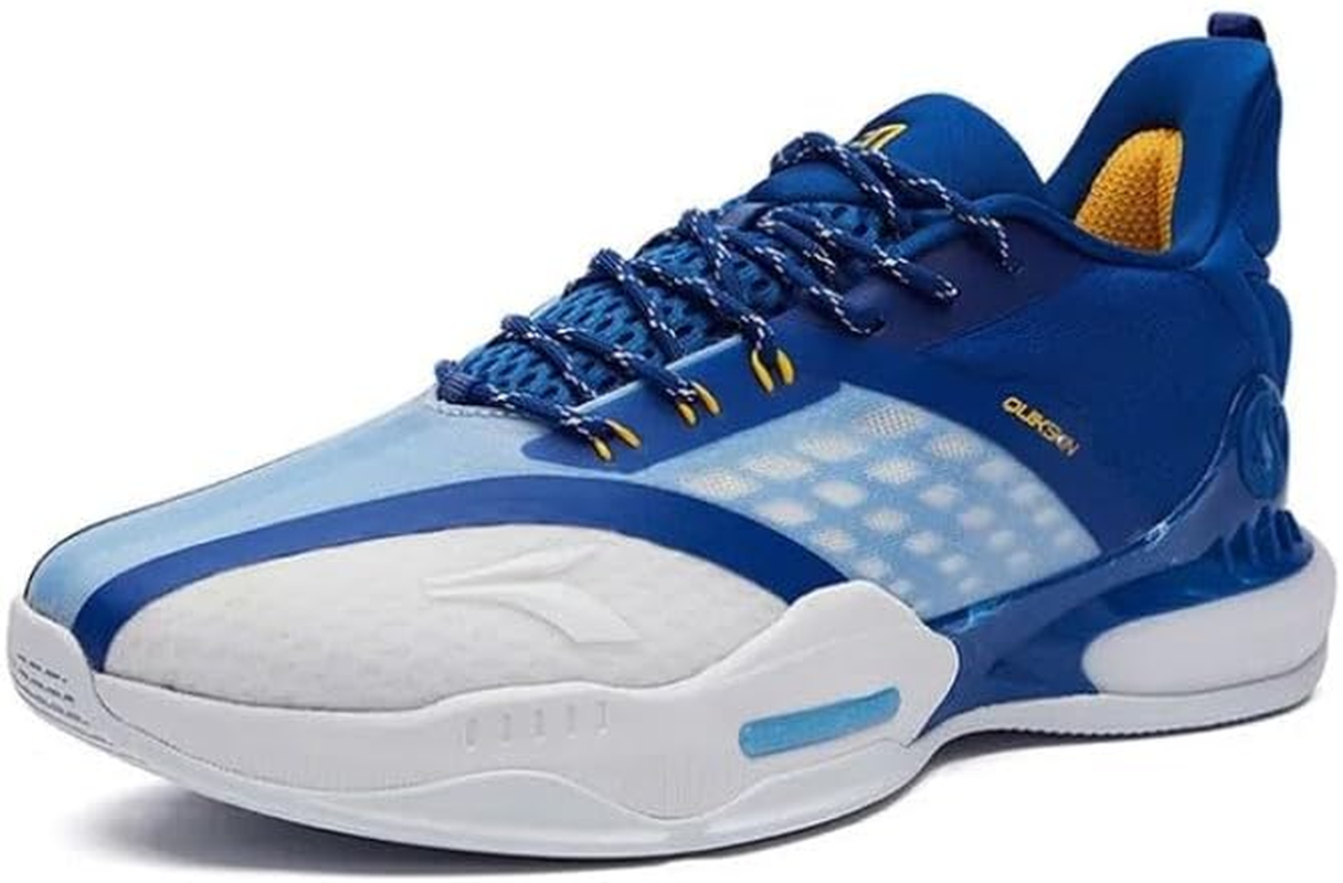 361 Degrees AG2 Aaron Gordon Icon Basketball Shoes, Blue/White, EU 45 image number 2