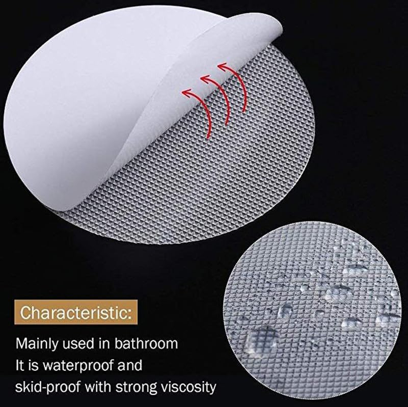 Betterjonny anti Slip Bathtub Strips, 36 PCS Transparent Adhesive Shower Sticker for Bathtub Non-Slip Strip Stickers anti Skid Tape Flooring Safety Tape Mat with Scraper for Bath Shower image number 3