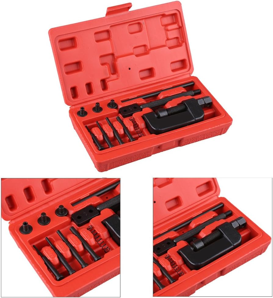 Riveting Cutter, Heavy Duty Chain Detacher Breaker Cutter Chainbreaker Rivet Cutter Tool, Drive Chain Breaker Rivet Cutter for Motorcycle Bike image number 4