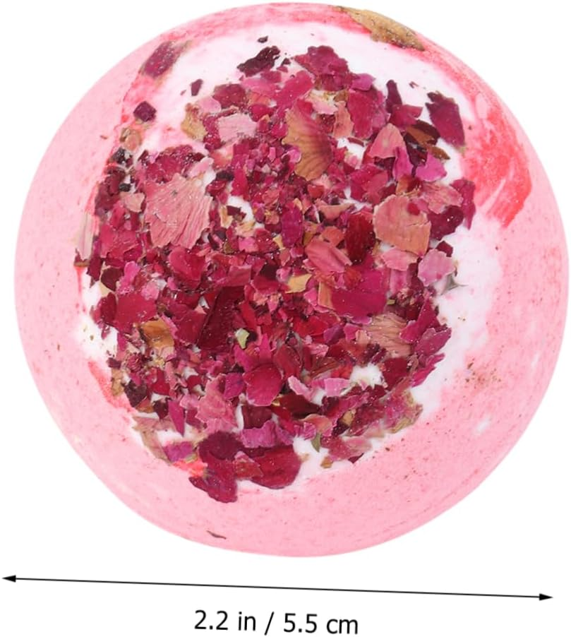 4Pcs Aromatic Bath Salt Balls Bubble Fizzers for Relaxing Shower Experience Scented Bathing Balls For image number 3