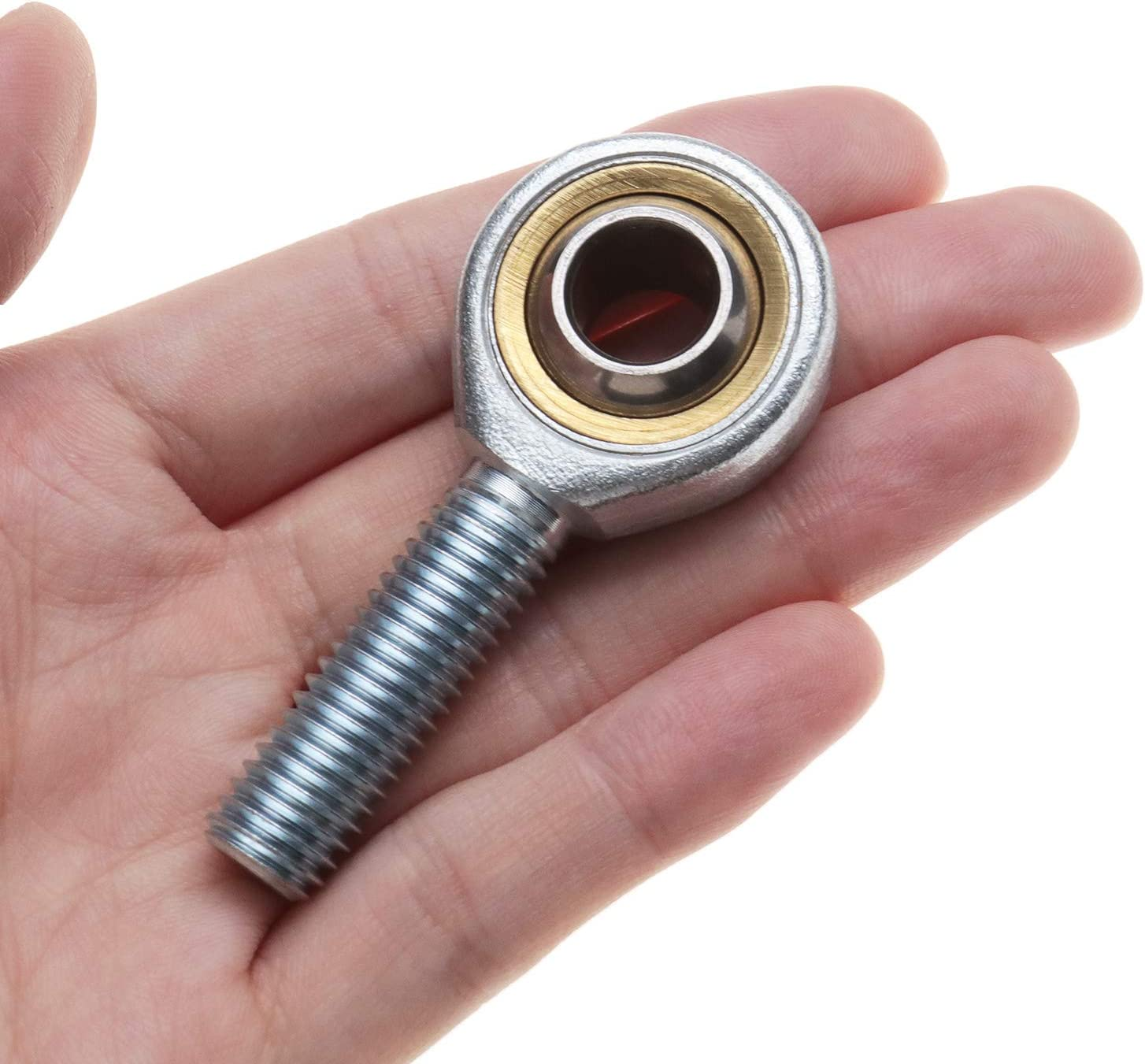 Emsea 4X SA6 T/K Rose Joint Male Rod End Bearings Right Hand M6X1.0Mm Bearing Steel for Hydraulic Cylinder Forging Machine Car Shock Absorber image number 1