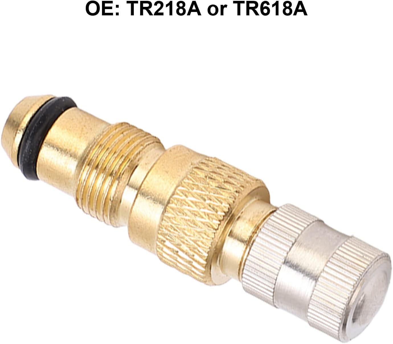 Tractor Air Liquid Valve, Brass Tire Valve Stems TR218A TR618A CH3 Core Housings Replacement (Pack of 10) image number 5