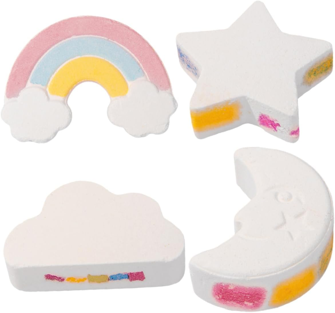 4Pcs Cute Essential Oil Bathing Bomb Bubble Shower Salt Bomb Travel Bath image number 6