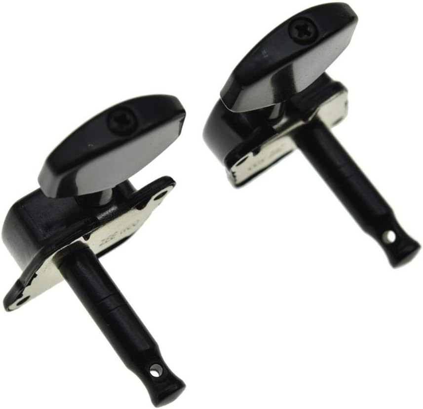 KAISH 3X3 Semi-Closed Guitar Tuning Keys Guitar Tuners Machine Heads for Acoustic or Electric Guitars Black - Black image number 1