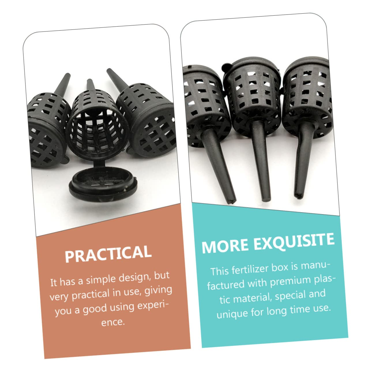 Plant Fertilizer Basket Tip Design 100Pcs Fertilizer Box for Gardening image number 3