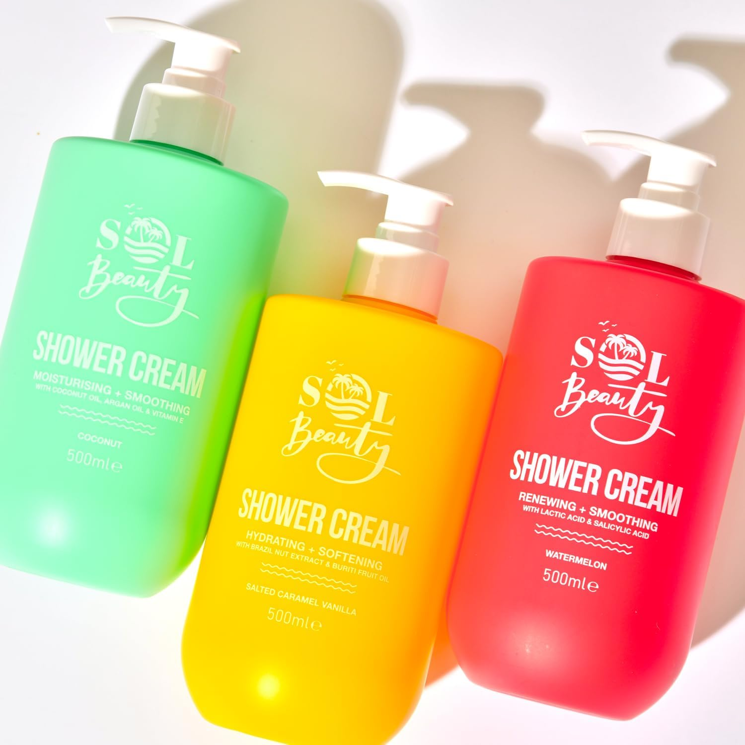 Shower Cream Watermelon Scent, Renewing and Smoothing Vegan Friendly and Cruelty Free Shower Gel, 500Ml image number 2