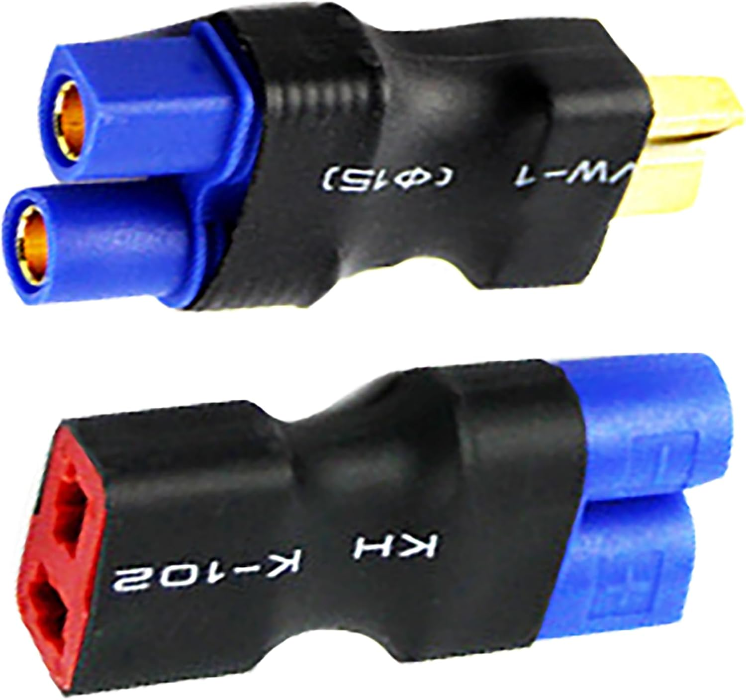 Tunghey 2Pack No Wires Connector, T-Plug Deans Style to EC3 Male Female Connector Adapter image number 2
