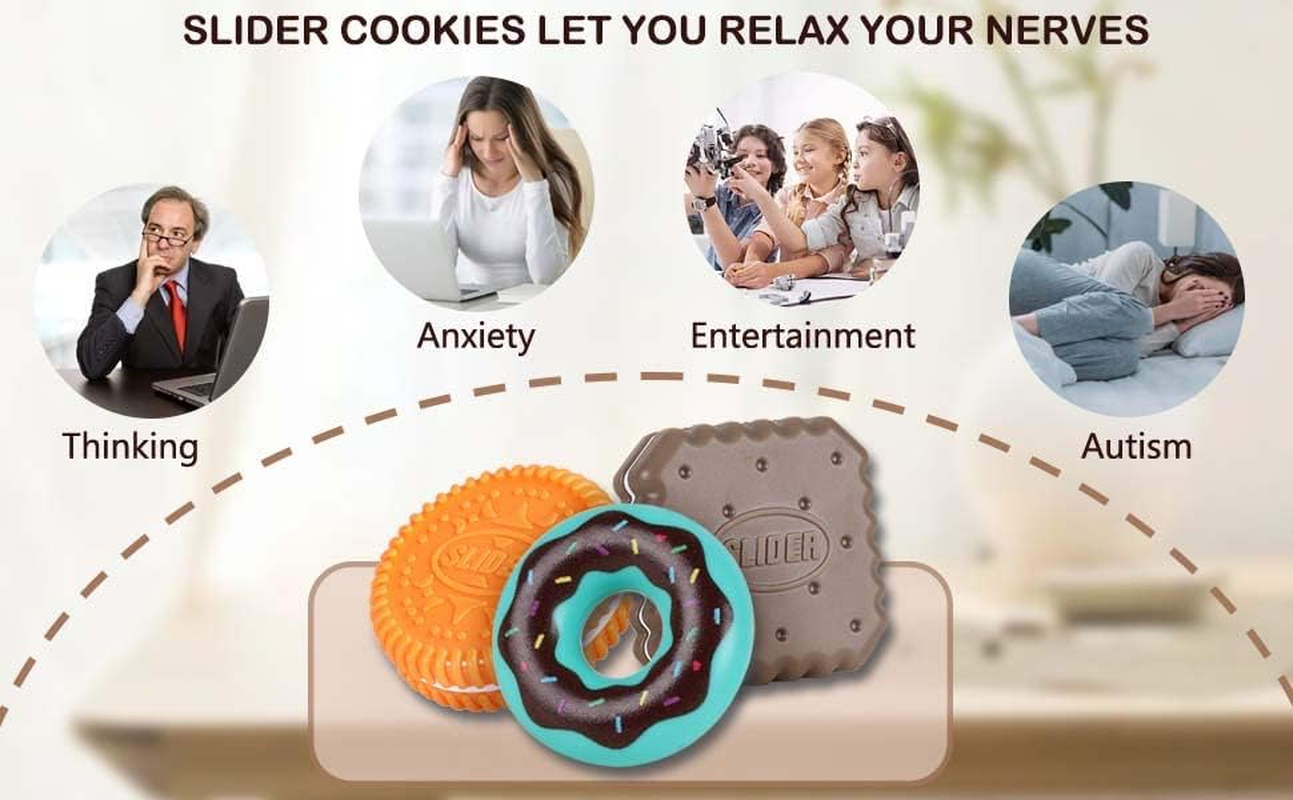 3Pcs Haptic Coin Fidget Slider EDC Coin Toy Fidget Toys for Adults and Kids Office Desk Toy image number 2