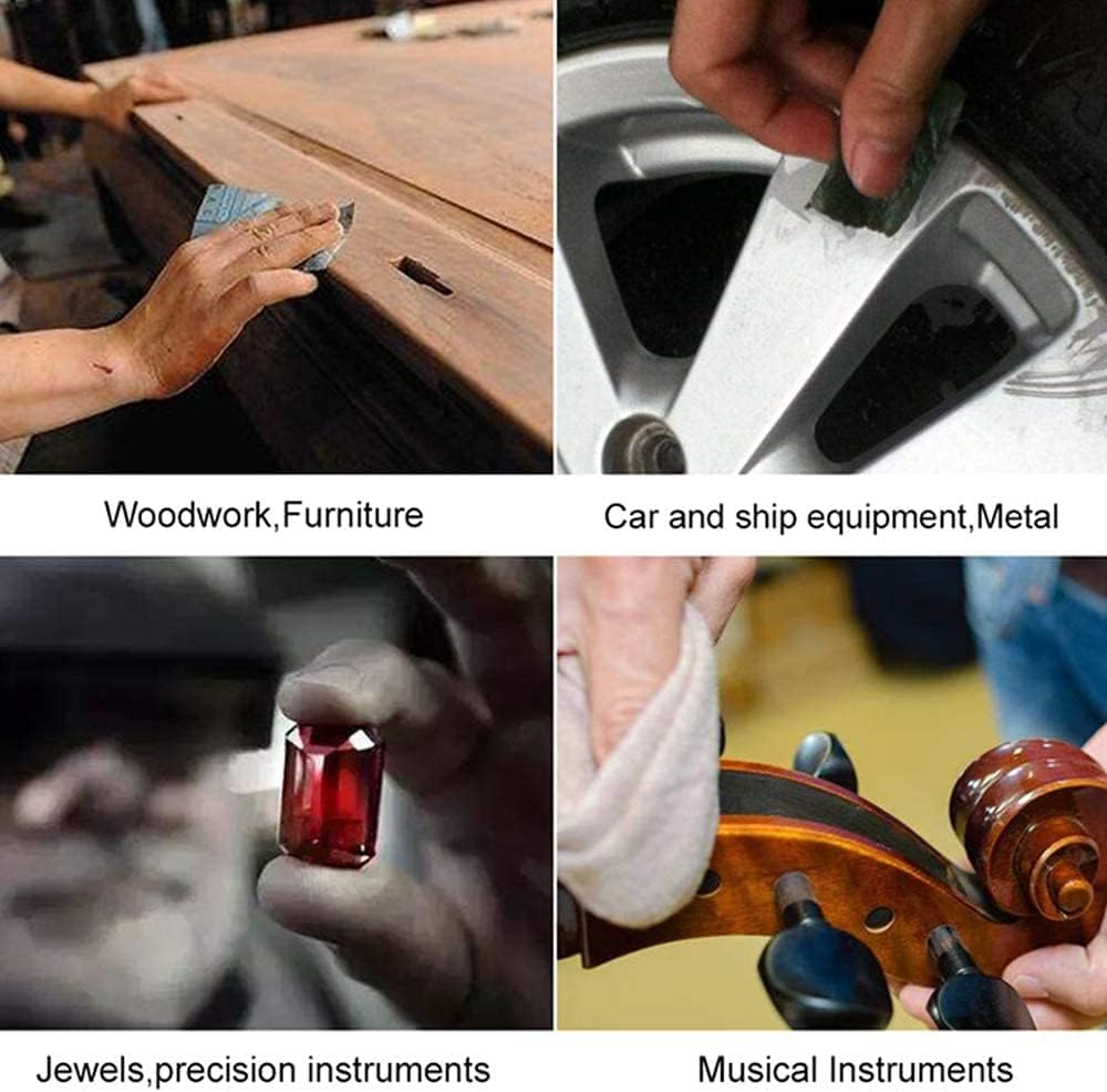 300 Pcs Sanding Discs Pads Kit, 2 Inch Sandpaper with 1 Pc 1/4 Inch Shank Backing Pad and 1 Pc Soft Foam Buffering Pad 80 180 240 320 400 600 800 1000 2000 3000 Grit image number 4