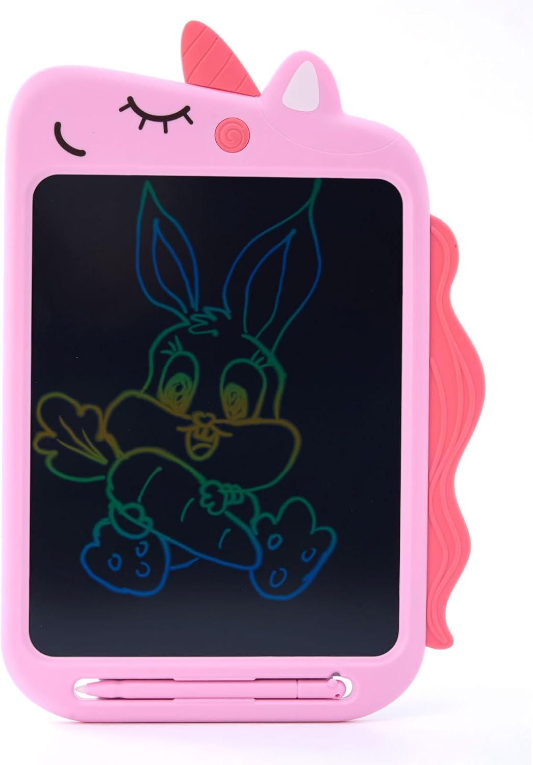 Pink Unicorn LCD Writing Tablet for Kids, Magical Doodle Drawing Pad for Girls and Boys, Erasable Writing Board for Preschool Toddlers & Kids Aged 3-12, Perfect Christmas & Birthday Creative Fun