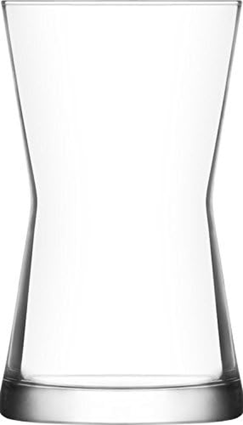 LAV Derin Highball Glasses Set of 6-350Ml Modern Angular Cocktail Tumblers for Drinks, Juice & Water - Contemporary Geometric Glassware - Durable & Dishwasher Safe image number 3